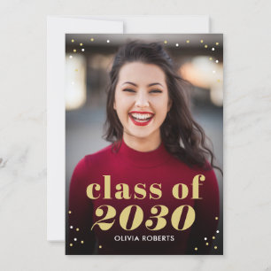 Outstanding Class Editable Colour Graduation Invitation