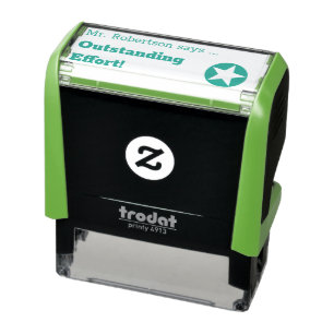 "Outstanding Effort!" Tutor Feedback Rubber Stamp