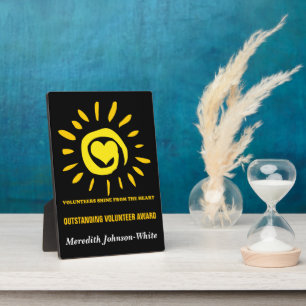 Outstanding Volunteer Award Plaque