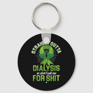 Outta Dialysis Kidney Disease Patient Fun Gift 1 Key Ring