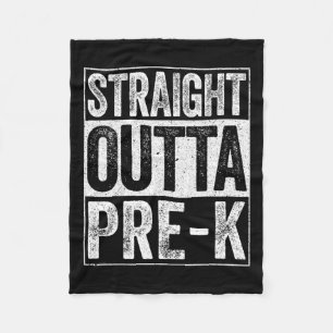 Outta Pre-k Preschool Graduation Shirt 1 Fleece Blanket