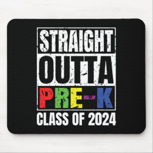 Outta Pre-k School Graduation Cl Of 2024 Mouse Pad