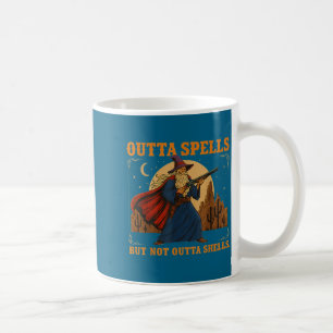 Outta Spells But Not Outta Shells Wizard Fantasy M Coffee Mug