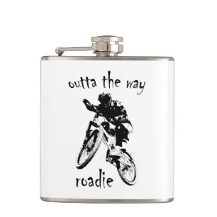 Outta The Way Roadie Mountain Bike Hip Flask