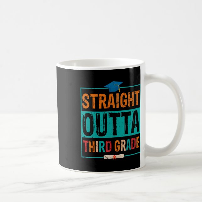 Outta Third Grade Summer Vacation Graduation  Coffee Mug (Right)