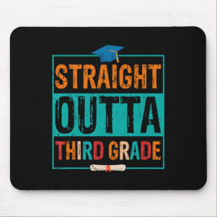Outta Third Grade Summer Vacation Graduation Mouse Pad