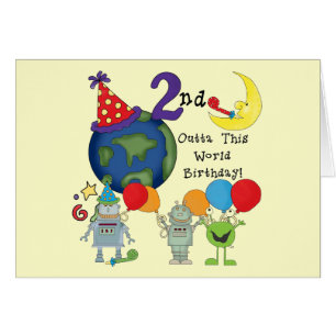 Outta This World 2nd Birthday Tshirts