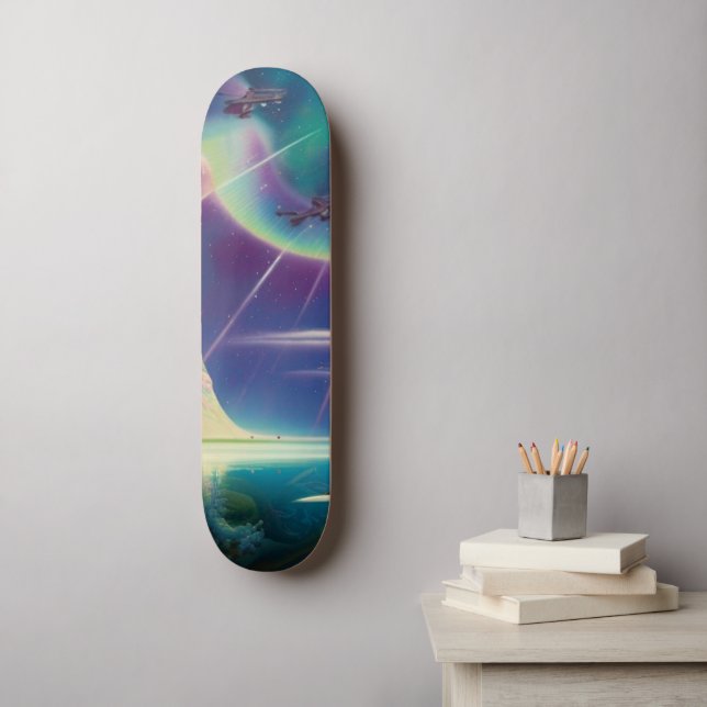 Outta This World Abstract Skateboard (Wall Art)