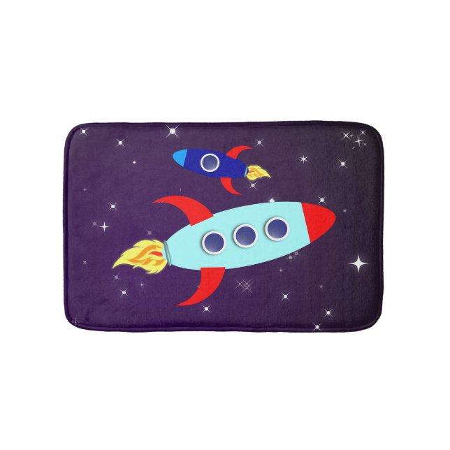 Outta This World! Boy Bath Mat (Front)