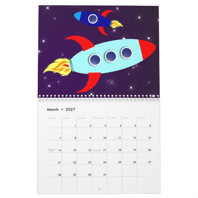 Outta This World! Boy Calendar (Mar 2027)