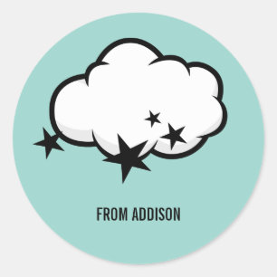 Outta This World Cloud Valentine Sticker