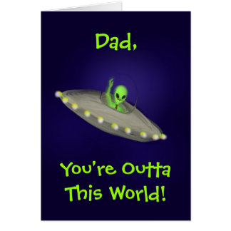 Outta This World Dad, Grandpa, Brother card
