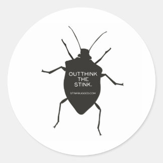 Outthink The Stink (Bug) Classic Round Sticker
