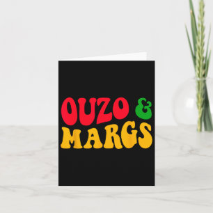 Ouzo And Margs Funny Cinco De Mayo Greek Orthodox  Card