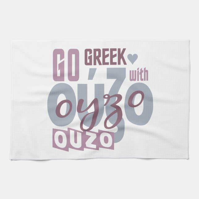 OUZO kitchen towels (Horizontal)
