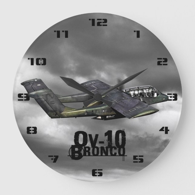 OV-10 Bronco Large Clock (Front)