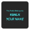 Oval Call Sign Radio Stickers
