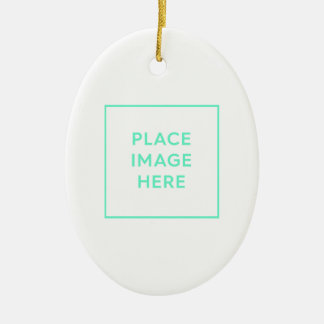 Oval Ceramic Ornament