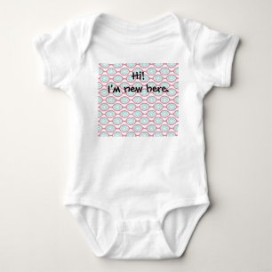 Oval Chains Baby Bodysuit