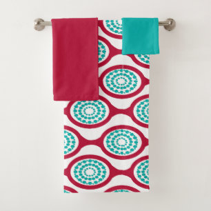 Oval Chains  Bath Towel Set