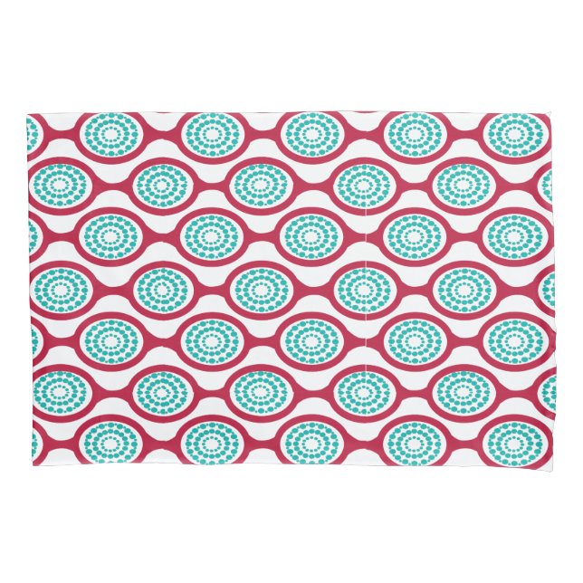 Oval Chains  Pillowcase (Front)