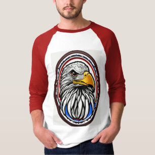 "Oval Elegance: Graphic Print Tee" T-Shirt