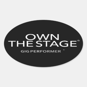 Oval GP sticker