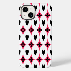 Oval Hearts Pattern Case-Mate iPhone 14 Case