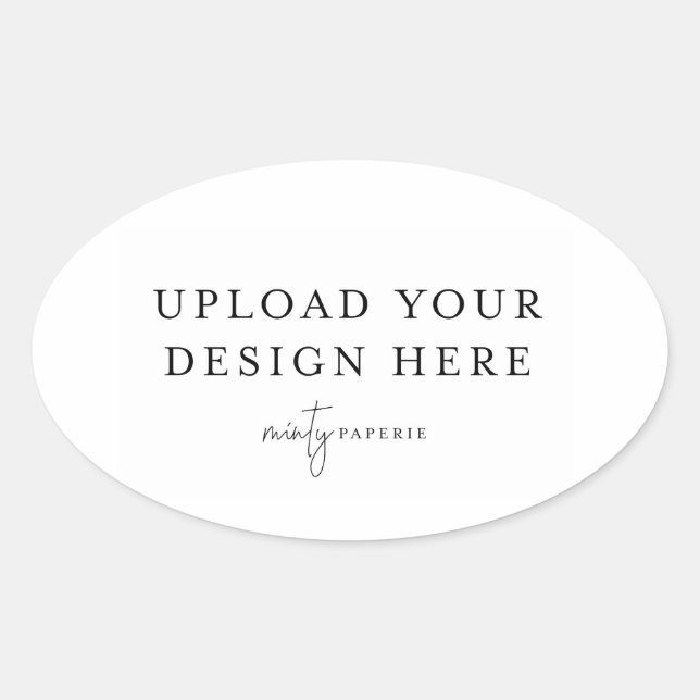 Oval Label - 4.5" x 2.7"  (Front)