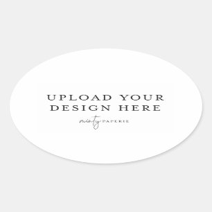 Oval Label - 4.5" x 2.7" 