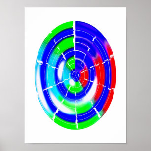 Oval maze poster