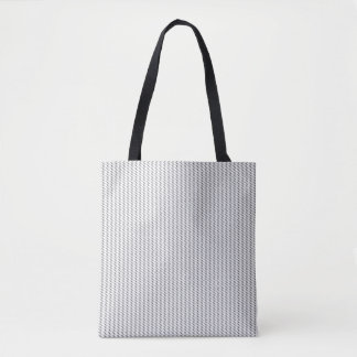 Oval mirror shape design pattern tote bag