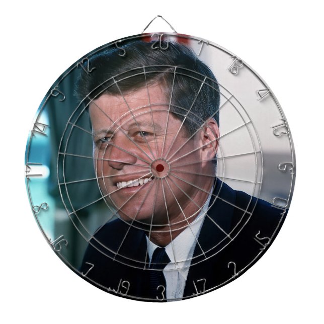 Oval Office of President John F. Kennedy Dartboard (Front)