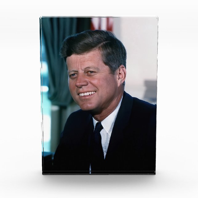 Oval Office of President John F. Kennedy Photo Block (Front)