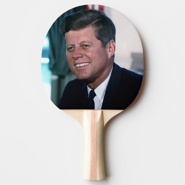 Oval Office of President John F. Kennedy Ping Pong Paddle (Front)
