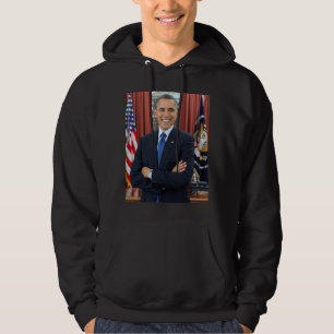 Oval Office Portrait, Obama Barack US President Hoodie
