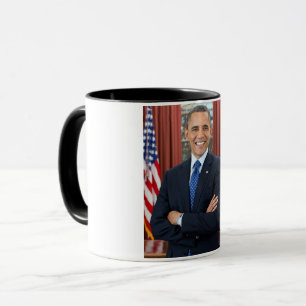 Oval Office Portrait, Obama Barack US President Mug