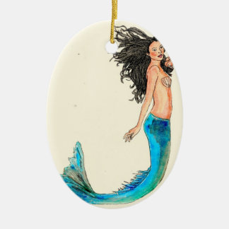 Oval Ornament Mermaid Willow