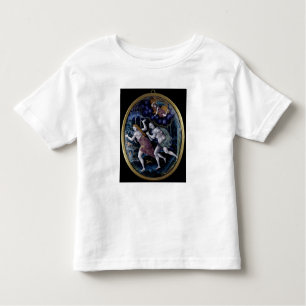 Oval plaque depicting Adam and Eve Toddler T-Shirt