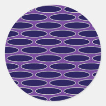 Oval Purple Chain Pattern