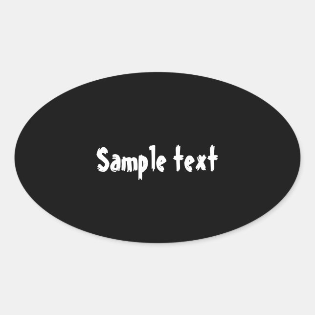 OVAL  Shades - EDIT Colour Shade ADD Text Image Sticker (Front)