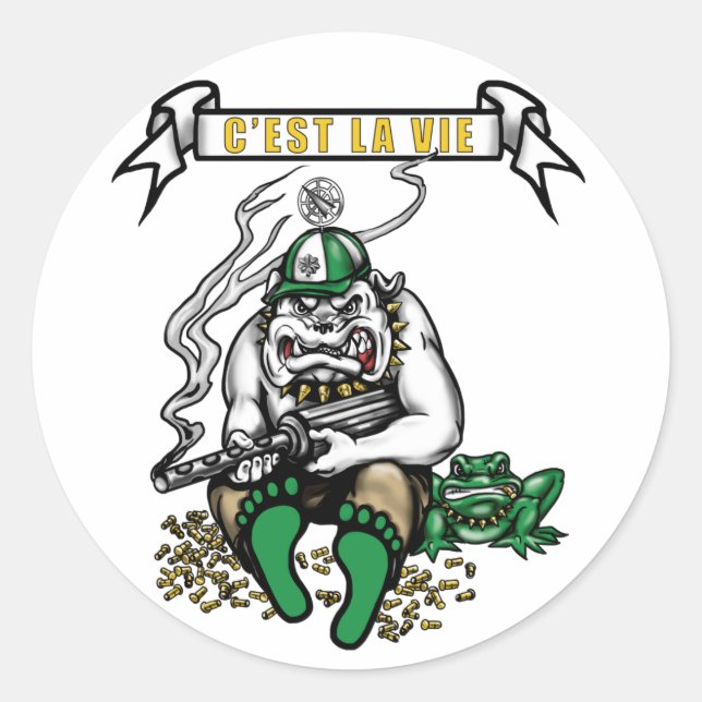 Oval Stickers (Front)