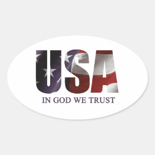 Oval Stickers, Glossy, 4.5 x 2.7 inch (sheet of 4) Sticker