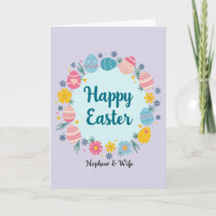 Oval Wreath Easter Card