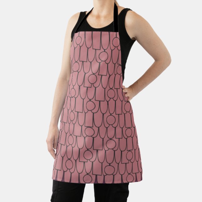 Ovals and Rectangles and Circles, Oh My!  Apron (Insitu)