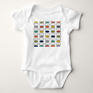 Ovals and Rectangles Baby Bodysuit
