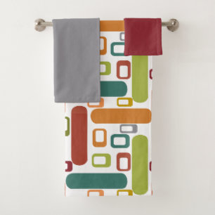 Ovals and Rectangles  Bath Towel Set
