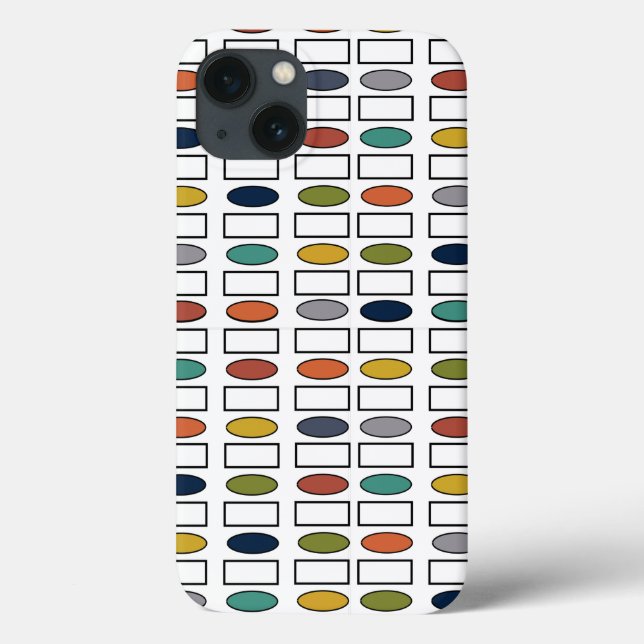 Ovals and Rectangles  Case-Mate iPhone Case (Back)