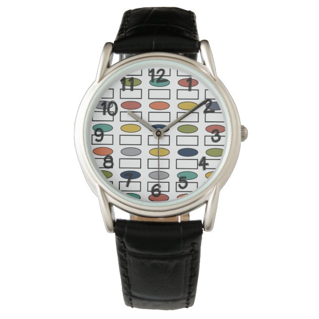 Ovals and Rectangles  Watch (Front)