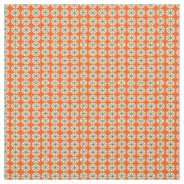 Ovals and Starbursts  Fabric (Swatch)